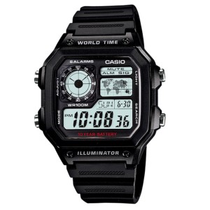 Đồng Hồ Casio Nam Điện Tử AE-1200WH-1AVDF 42x45mm