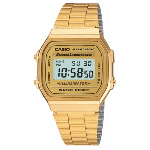 Đồng Hồ Casio Nam/Nữ Điện Tử A168WG-9WDF 36x39mm