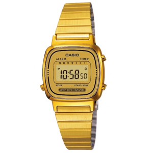 Đồng Hồ Casio Nữ Điện Tử LA670WGA-9DF 25x30mm