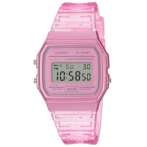 Đồng Hồ Casio Nữ Điện Tử F-91WS-4DF 35x38mm