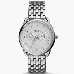 Đồng Hồ Fossil Nữ Tailor Multifunction Stainless Steel Watch ES3712 35mm