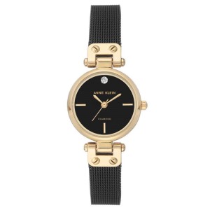 Đồng Hồ Anne Klein Nữ AK/3003BKBK 26mm