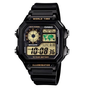 Đồng Hồ Casio Nam Điện Tử AE-1200WH-1BVDF 42x45mm