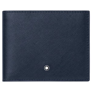 VÍ DA MONTBLANC SARTORIAL WALLET 6CC 128585 INDIGO 9.2x11.5CM