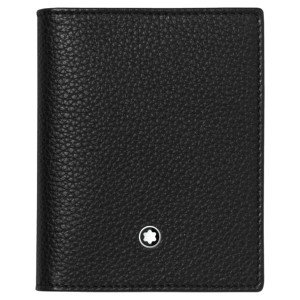 VÍ THẺ MONTBLANC MEISTERSTUCK SOFT GRAIN BUSINESS CARD HOLDER WITH VIEW POCKET 126260 8x10CM