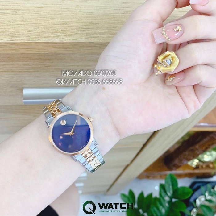 Đồng hồ Movado đính đá sapphire cực chất lừ luôn