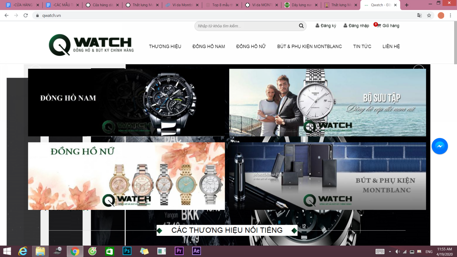 Mua hàng qua Website Qwatch.vn, người dùng có thể tra cứu mọi thông tin sản phẩm một cách tiện lợi