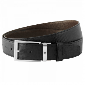 Thắt Lưng Montblanc Black/Brown 35 mm Reversible Leather Belt 118436