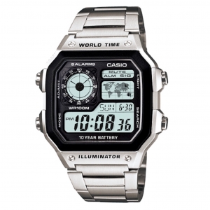 Đồng Hồ Casio Nam Điện Tử AE-1200WHD-1AVDF 42x45mm