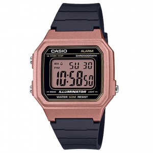 Đồng Hồ Casio Nam Điện Tử Mặt Chữ Nhật W-217HM-5AVDF 41x43mm