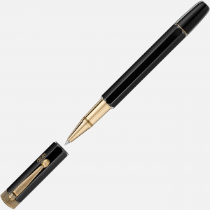 Bút Dạ Bi Nước Montblanc Heritage Egyptomania Special Edition Black Rollerball Pen 125493