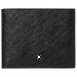 VÍ DA MONTBLANC SARTORIAL BLACK WALLET 6CC 113215 9.2x11.5CM