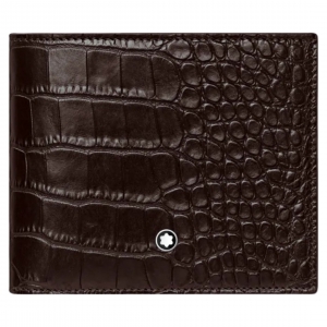 VÍ DA MONTBLANC MEISTERSTUCK SELECTION WALLET 6CC BROWN 126642 8.5x11.5CM