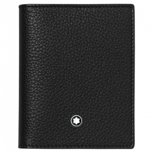 VÍ THẺ MONTBLANC MEISTERSTUCK SOFT GRAIN BUSINESS CARD HOLDER WITH VIEW POCKET 126260 8x10CM