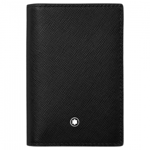 VÍ THẺ MONBLANC SARTORIAL BLACK BUSSINESS CARD HOLDER 113223 7.5x11CM