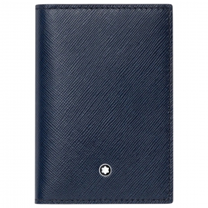 VÍ THẺ MONTBLANC SARTORIAL BUSINESS CARD HOLDER INDIGO 113225 7.5x11CM